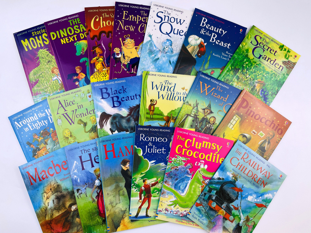 Usborne Reading Collection, 40 книг для чтения на английском