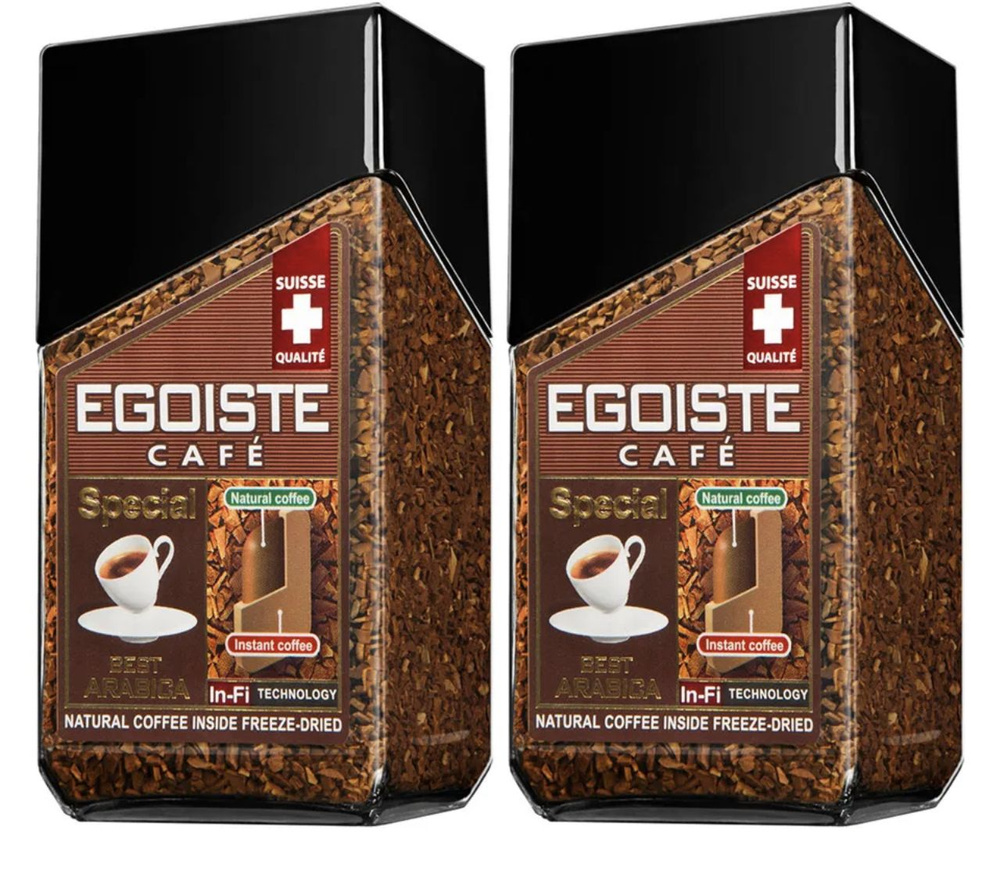 EGOISTE Special кофе растворимый, 2 шт по 100 г #1