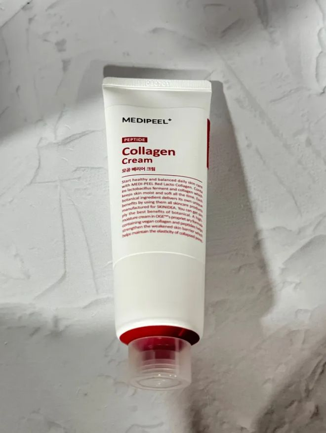 Medi-Peel Red Lacto Peptide Collagen Barrier Cream Защитный крем для лица 80ml #1