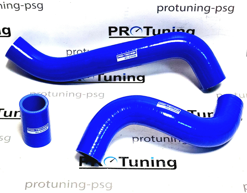 Комплект силиконовых патрубков (шлангов) радиатора Шевроле Нива Pro Technik Silicone (3шт)  #1