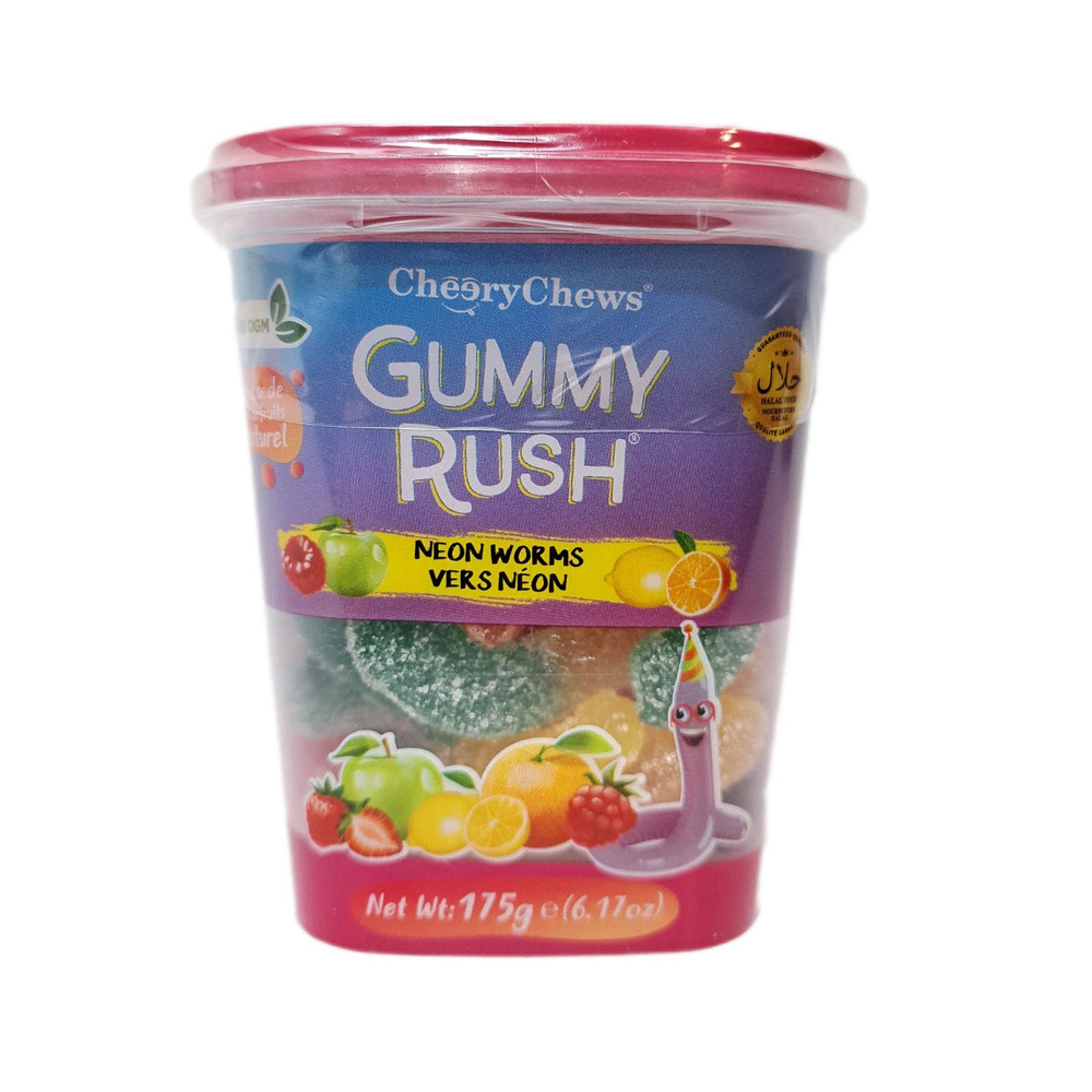 Мармелад Gummy Rush, Не содержит 10 самых распространенных аллергенов 175гр  #1