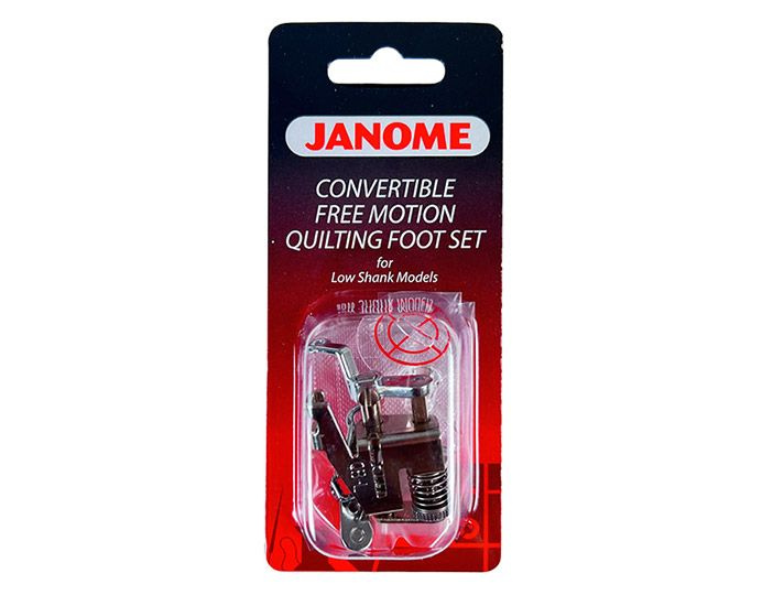 Лапка для свободно-ходовой стежки QB-L с насадками Janome 202-002-004  #1