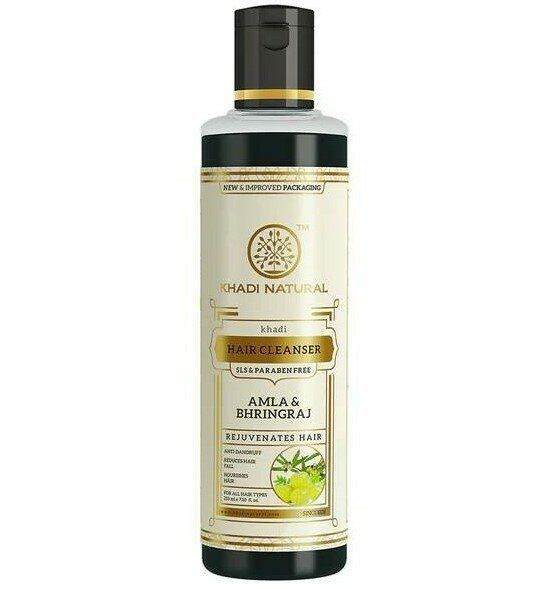 Амла и Брингарадж Кхади шампунь для восстановления волос Shampoo Amla ...