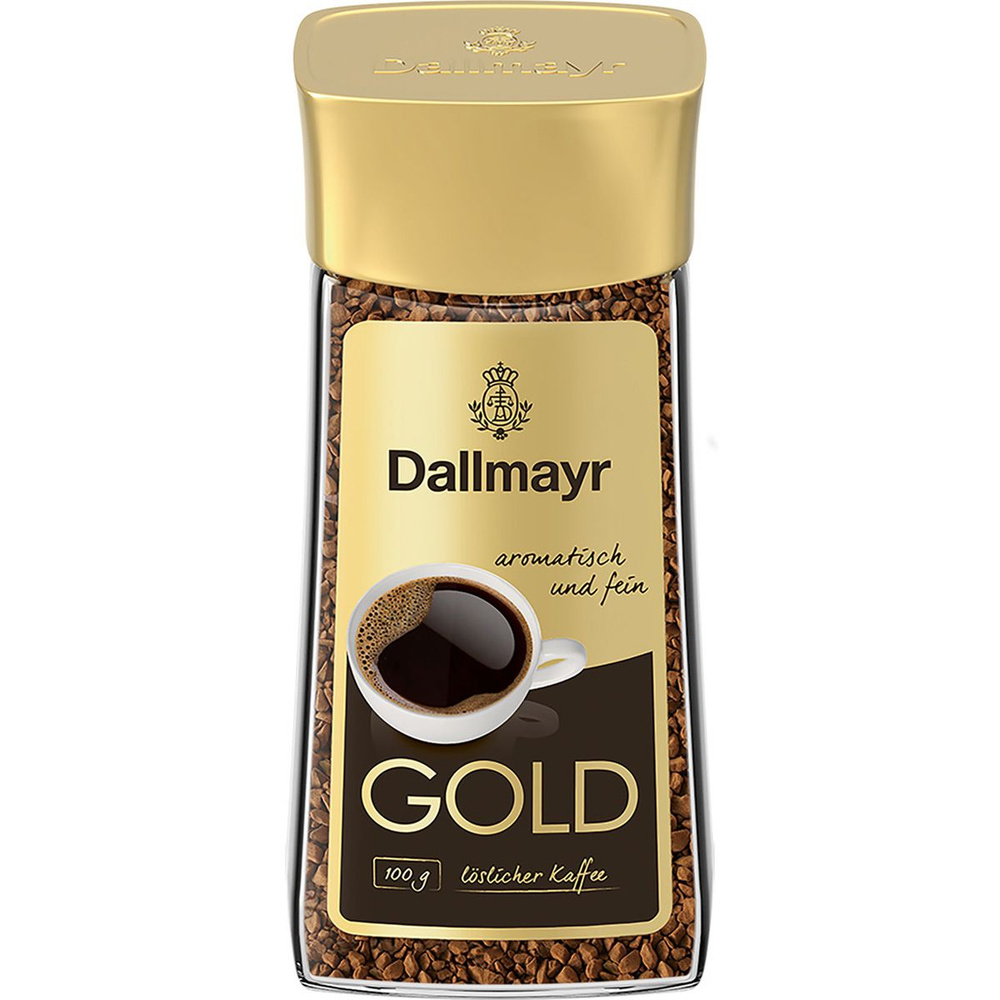 Кофе растворимый Dallmayr Gold стеклянная банка, 100 г #1