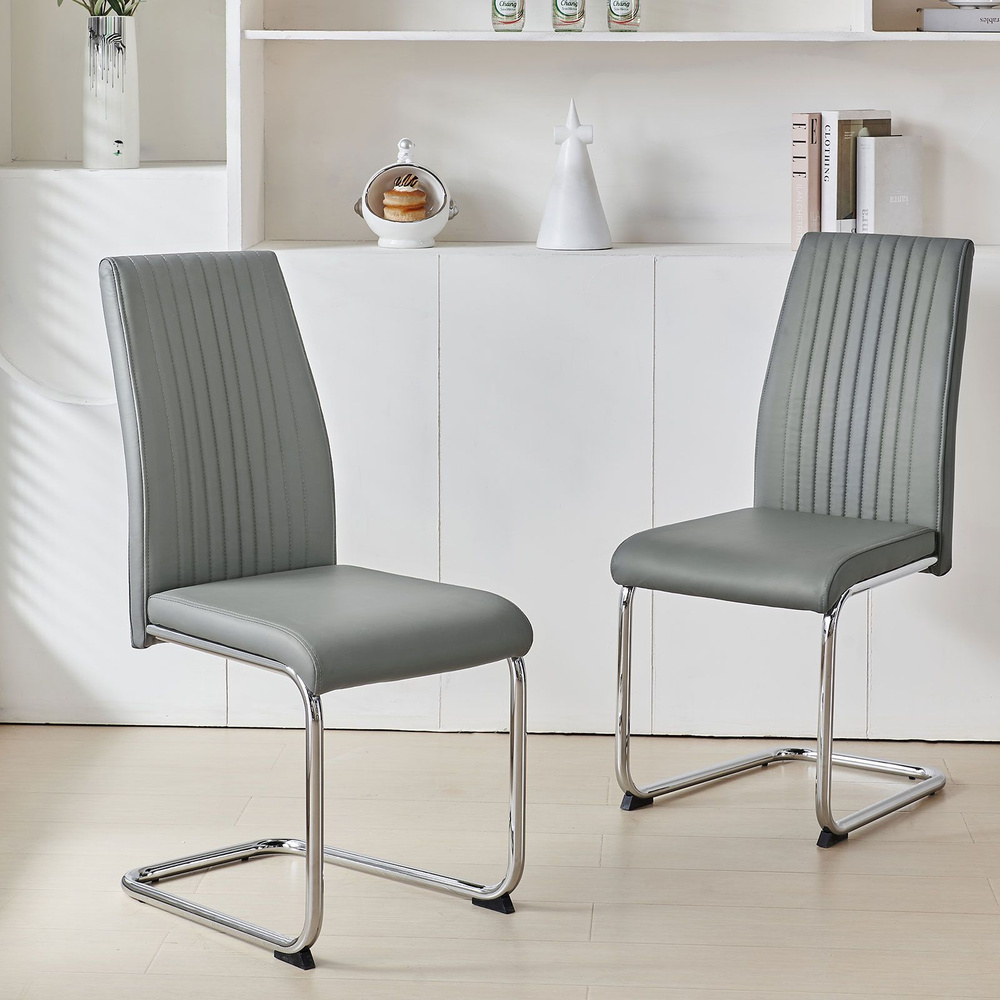 Офисный стул комплект из 2 шт мягкие со спинкой для офиса, кухни ...