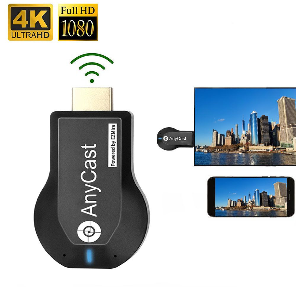 Беспроводной WiFi HDMI медиаплеер ресивер 1080p Miracast телевизор экран зеркальное устройство Anycast #1