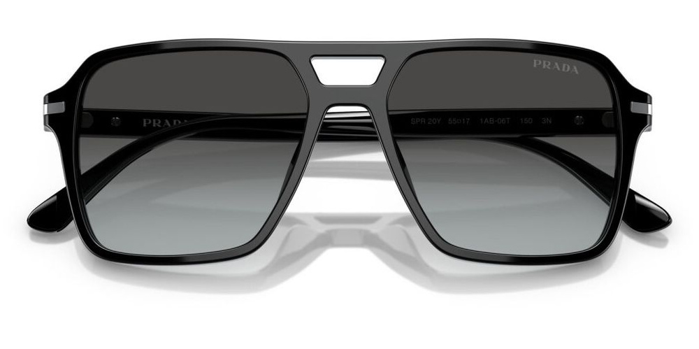 Мужские солнцезащитные очки Prada PR 20YS 1AB06T, цвет: черный, цвет ...