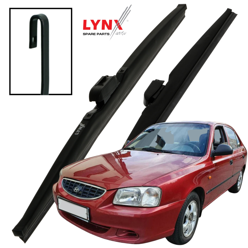 Дворники Hyundai Accent LC / Хендай Акцент седан 1999 2000 2001 2002 2003 2004 2005 2006 Щетки стеклоочистителя #1