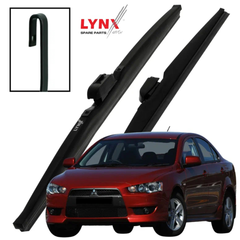 Дворники Mitsubishi Lancer (10) CY / Митсубиси Лансер седан 2007 2008 2009 2010 2011 Щетки стеклоочистителя #1