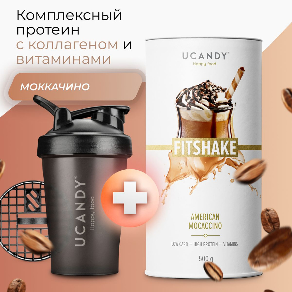 Набор Комплексный протеин Fitshake + шейкер #1