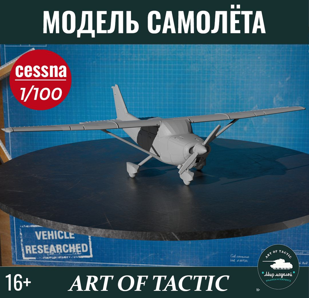 Модель самолета Cessna 172 (1:100) - купить с доставкой по выгодным ...