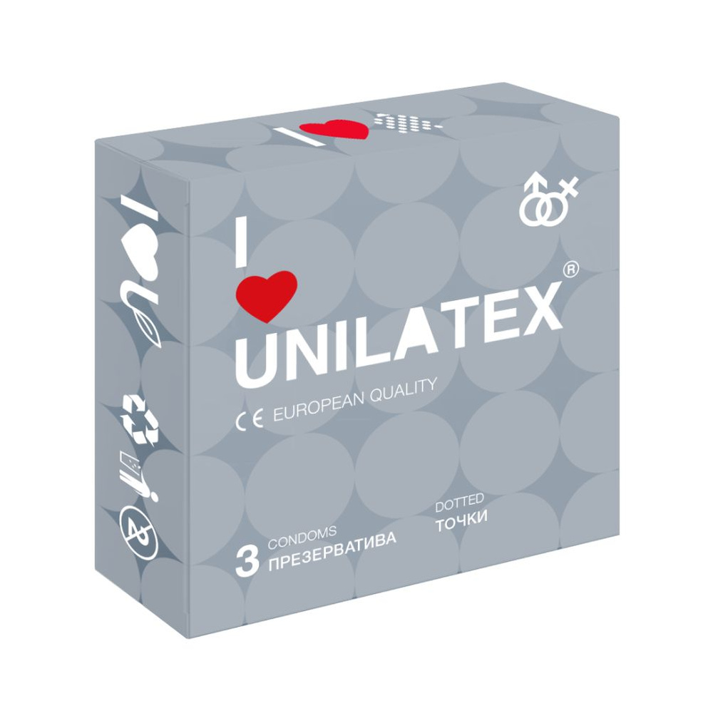 Презервативы UNILATEX Dotted, 3 шт. #1