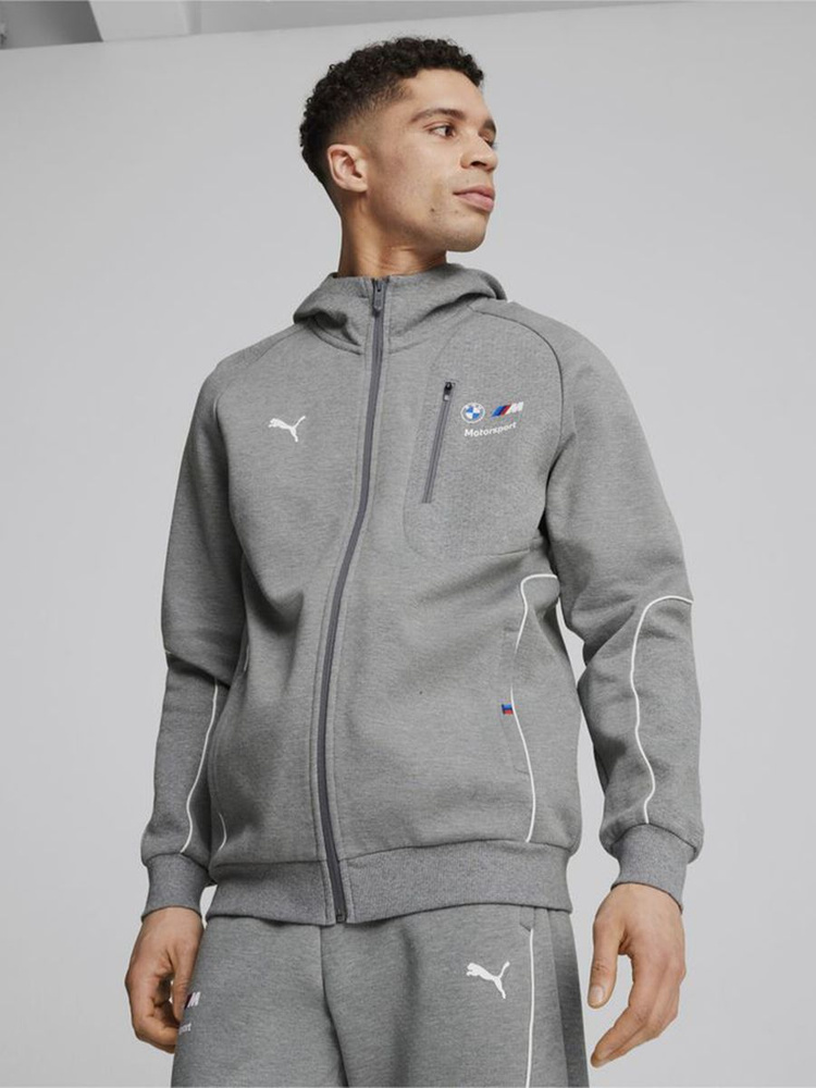 Толстовка PUMA Bmw Mms Hooded Sweat Jkt #1