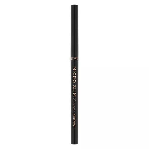 Карандаш для глаз CATRICE MICRO SLIM EYE PENCIL WATERPROOF тон 010 черный #1