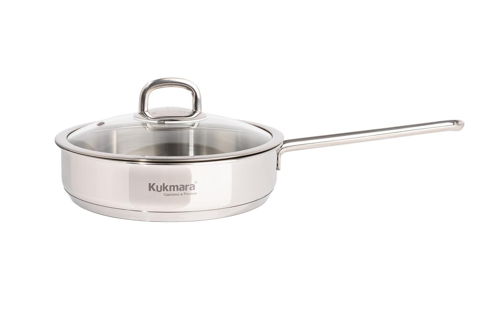 Сковорода для индукционной плиты "Кукмара" 20 см. с крышкой SF-FP1220G #1