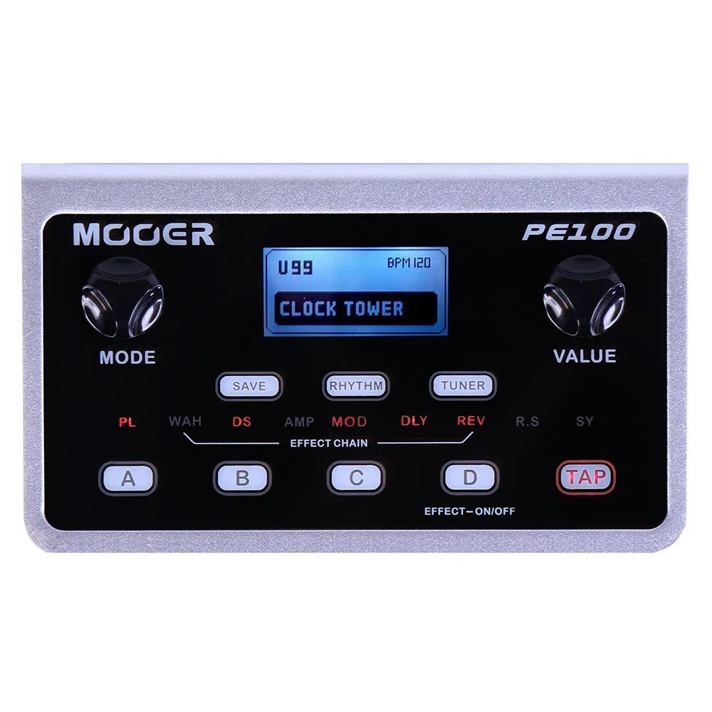 MOOER PE100 Педаль эффектов для электрогитары Интегрированный эффект для гитары 40 паттернов ударных #1