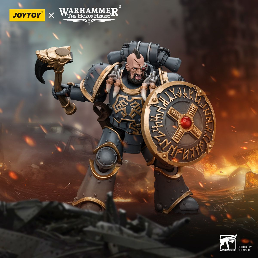 JOYTOY Warhammer The Horus Heresy 1:18 Набор Серого Убийцы Космических Волков  #1