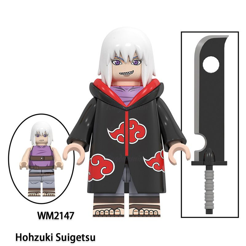 фигурок Конструктор Миницигулы , аниме Наруто (Naruto)(4.5см, пакет)-Hohzuki Suigetsu-WM2147  #1