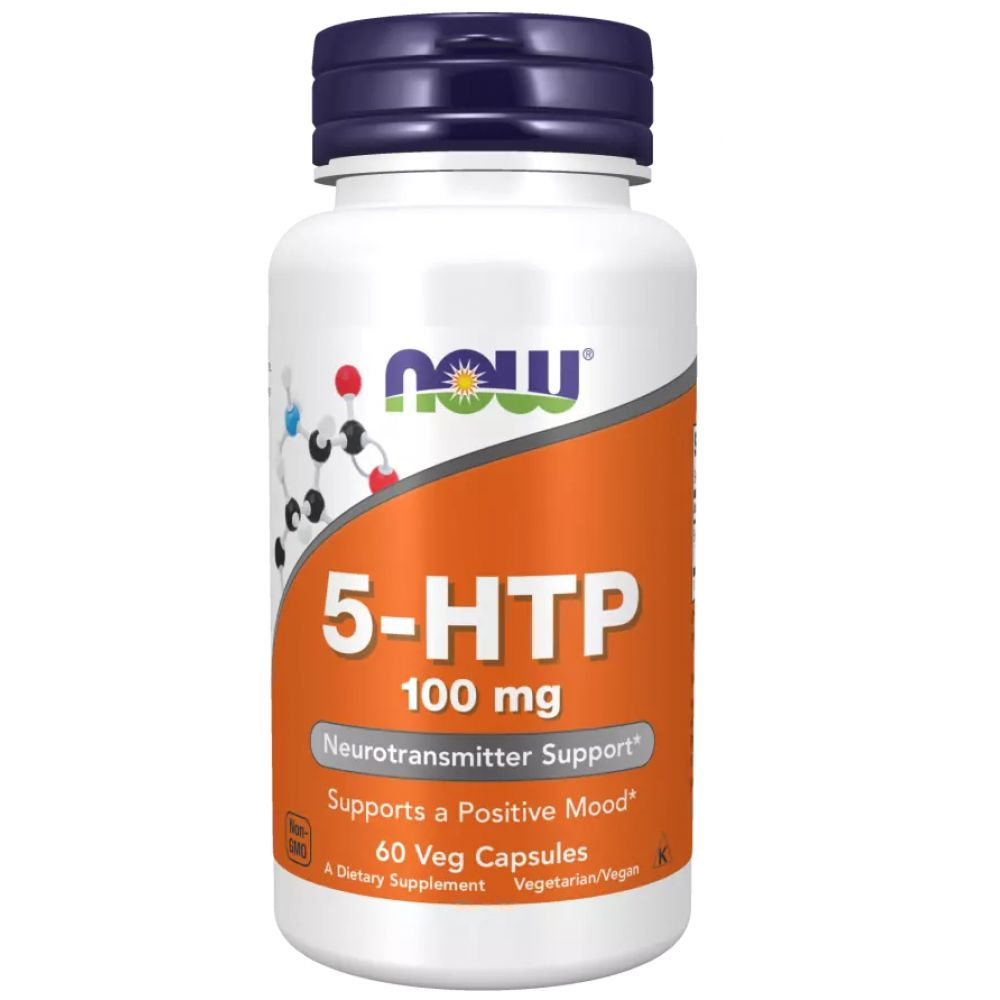 5-HTP NOW 100мг, 60 капсул #1