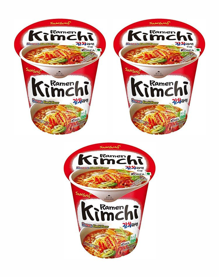 Лапша Samyang Ramen Kimchi со вкусом кимчи, 3 уп по 70 гр #1