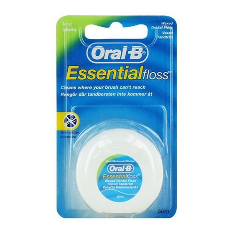 Зубная нить вощеная с мятой Oral-B Essential Floss для полости рта 50м  #1