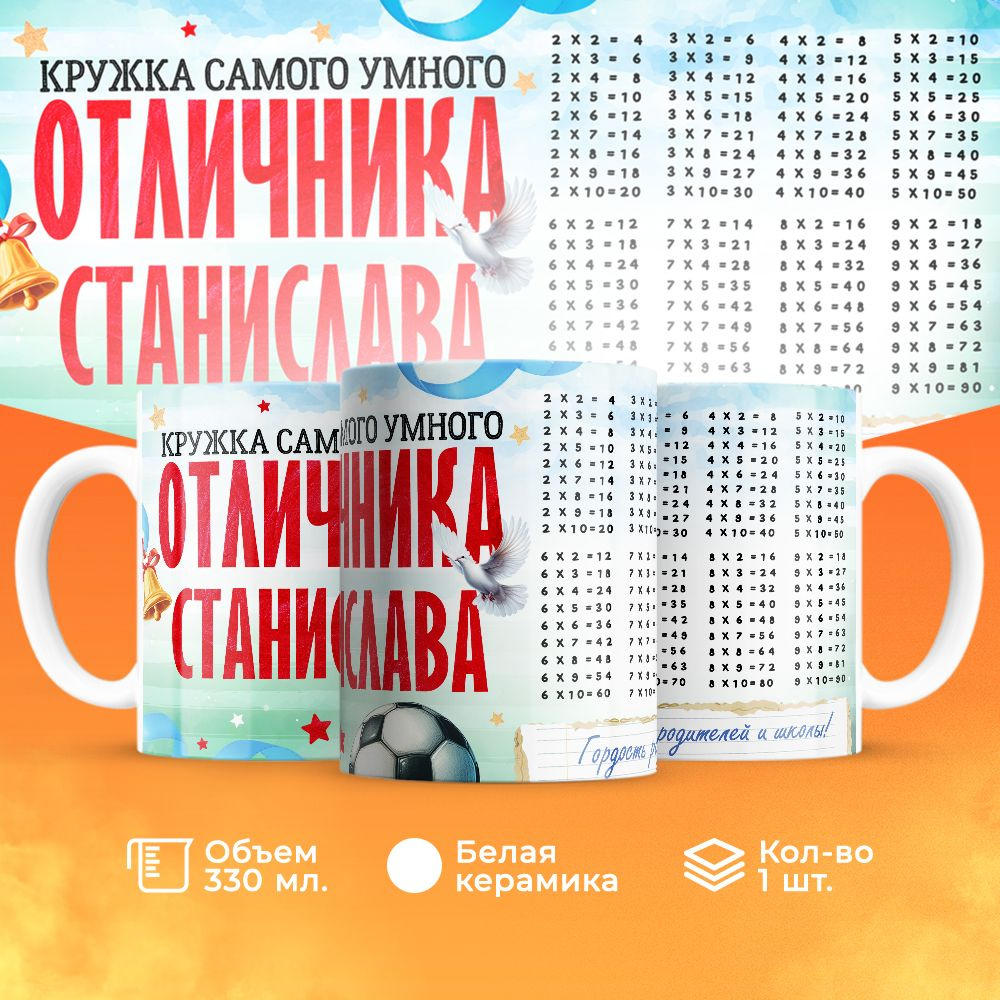 Шар Студия Кружка "Станислава", 330 мл, 1 шт #1