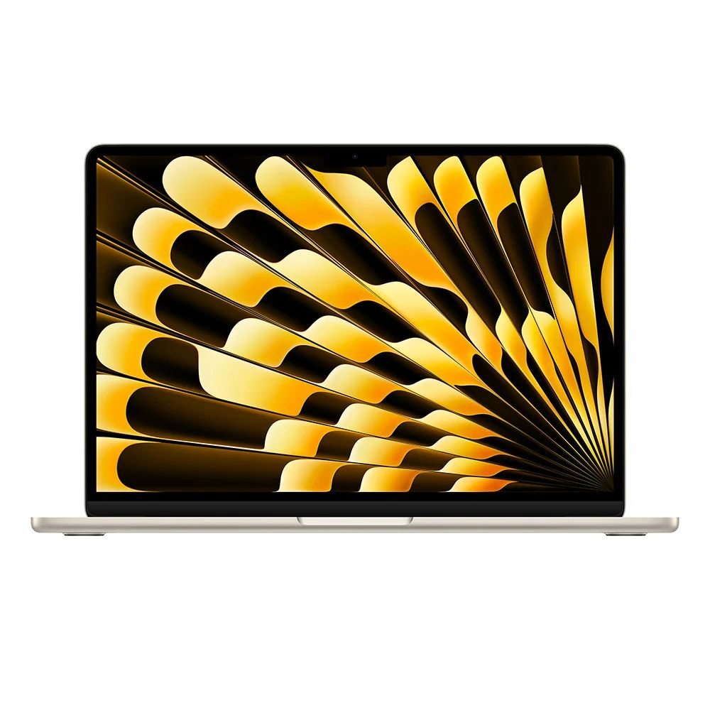 Apple MacBook Air 13 (2024) Ноутбук 13.6", Apple M3 (8 CPU, 10 GPU), RAM 8 ГБ, SSD, MacOS, (MRXU3), золотой, #1