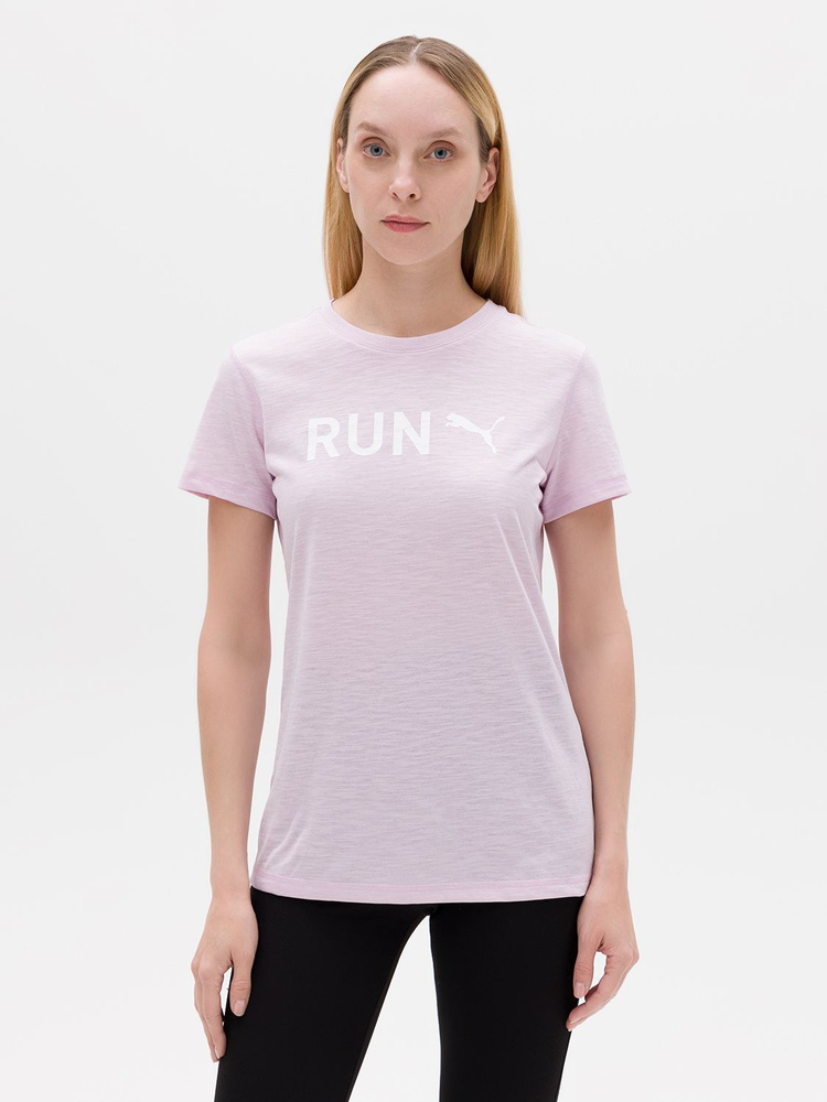 Футболка PUMA WOMEN'S GRAPHIC TEE RUN PUMA #1