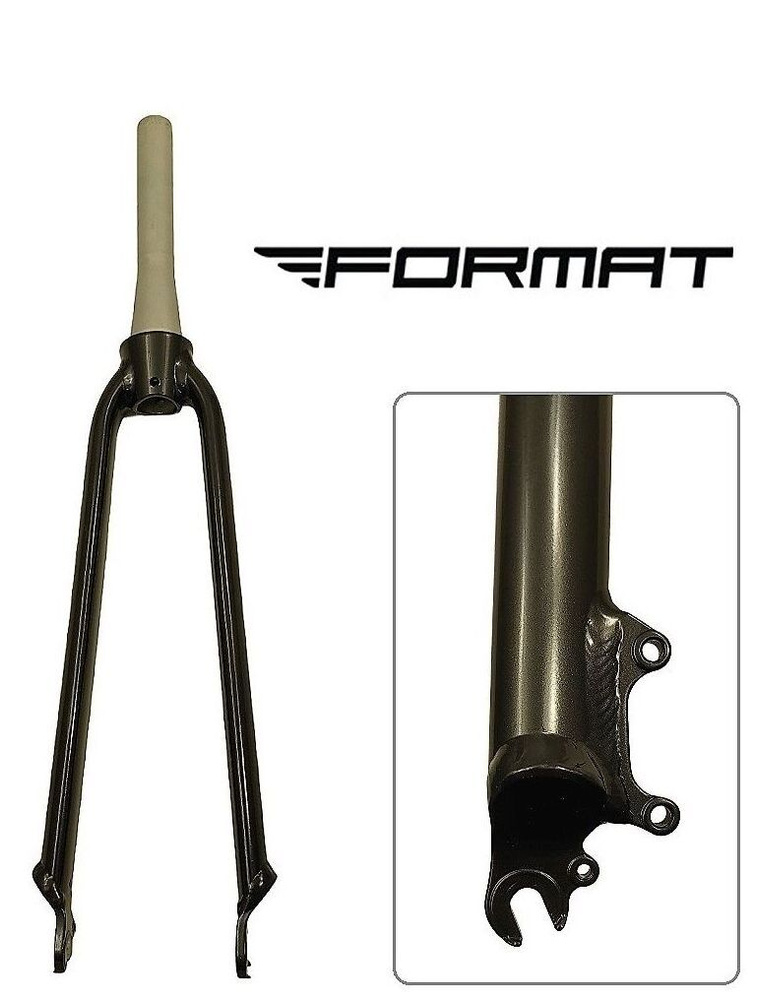 Вилка 28" (700C), ригидная FORMAT 1432, алюминиевая, безрезьбовая ...