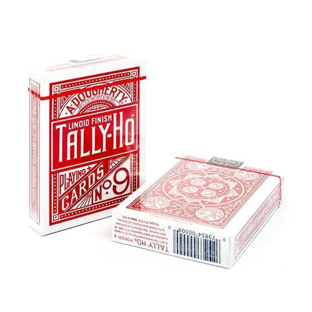 Игральные карты Tally-Ho - Fan Back Red #1