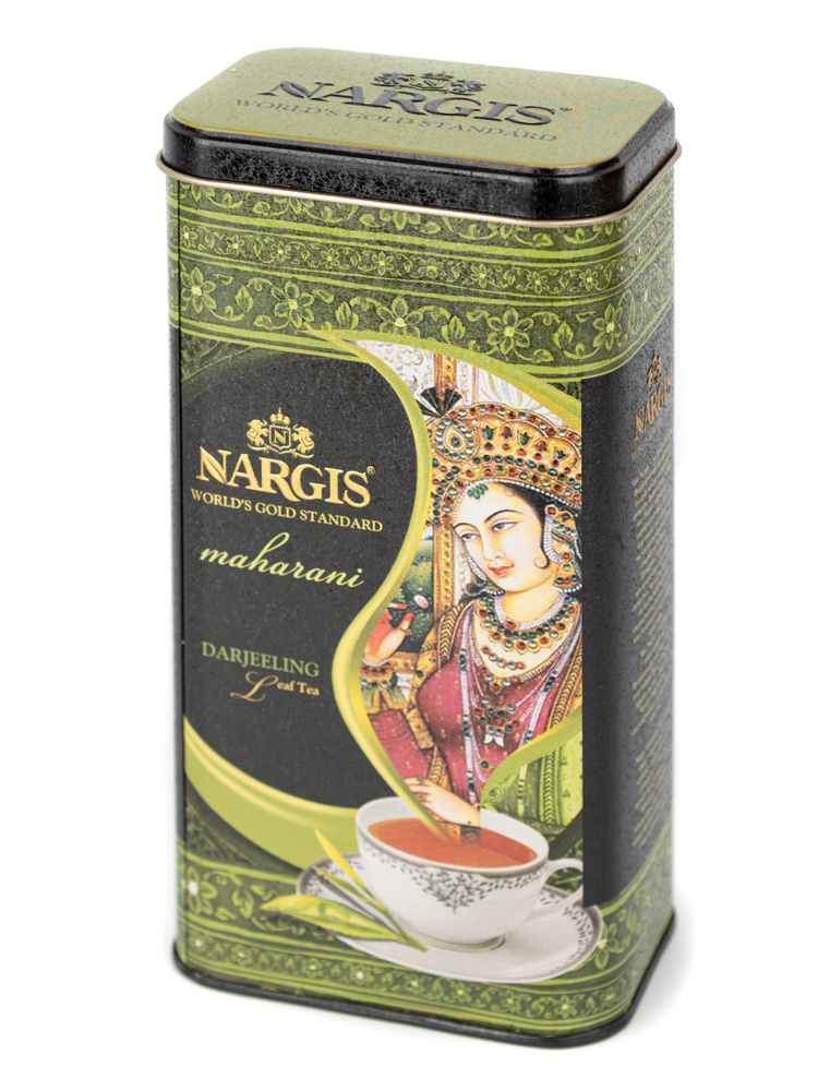 Чай подарочный Premium черный индийский Nargis Maharani Darjeeling 200г в жестяной банке  #1