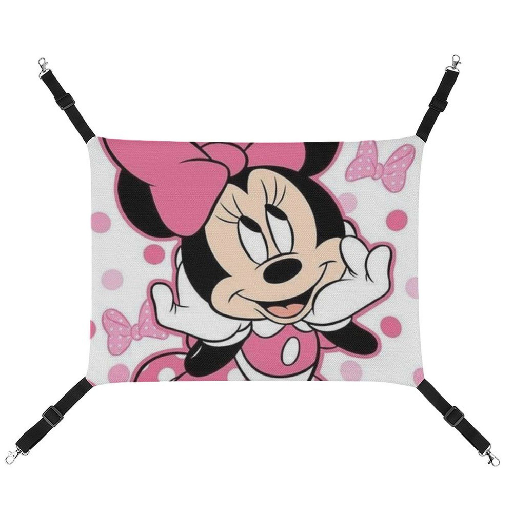 Minnie Mouse Лежанка для мелких животных большой 43x33 см Для шиншилл, кроликов, кошки. Подвесной домик #1