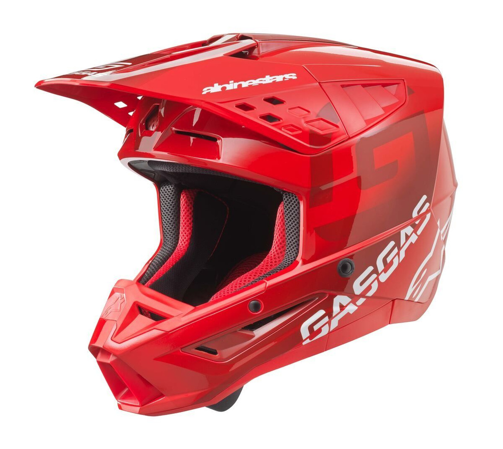 Мотошлем Alpinestars/GASGAS S-M5 Helmet, Red, L/59-60 (3GG240019804) #1