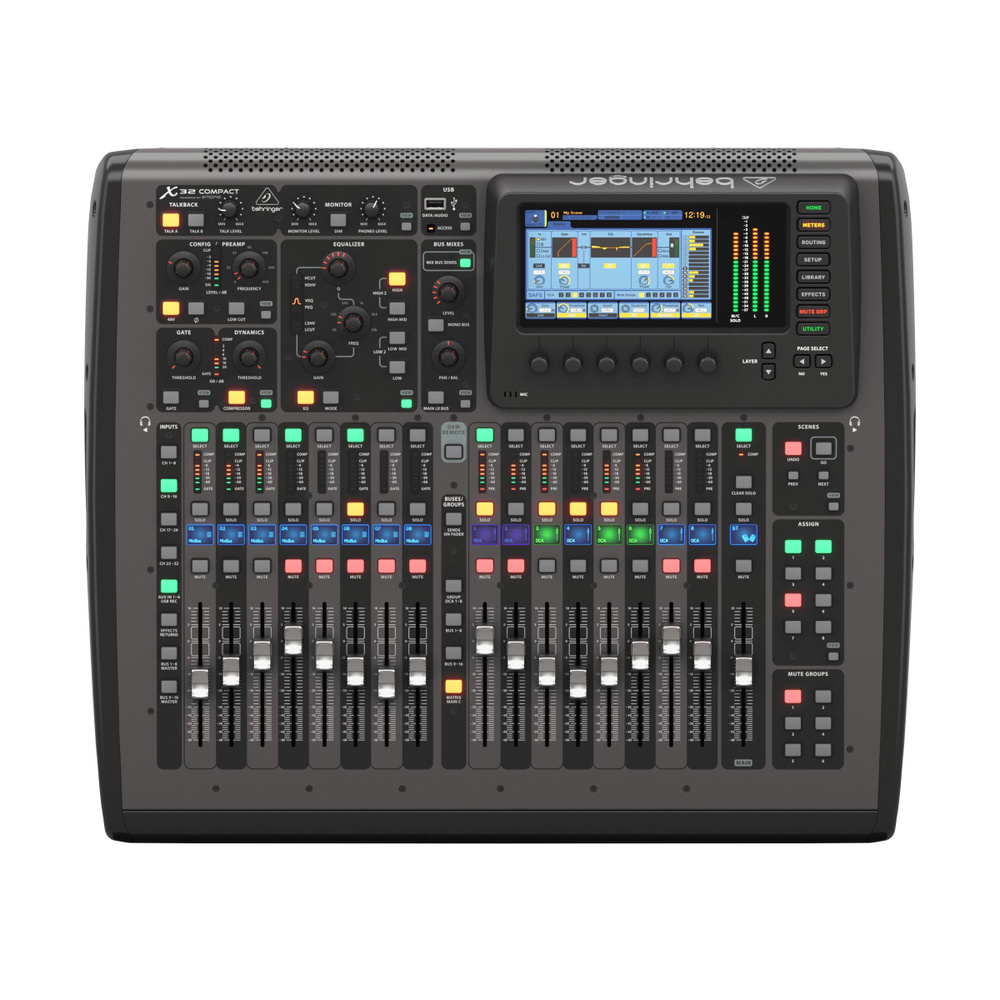 Цифровой микшер BEHRINGER X32 COMPACT - 16 входов, 25 шин, 8 выходов ...