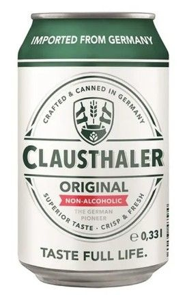 Пиво Клаусталер Оригинал / Clausthaler Original Non Alcoholic, 4 шт по 0.33л  #1