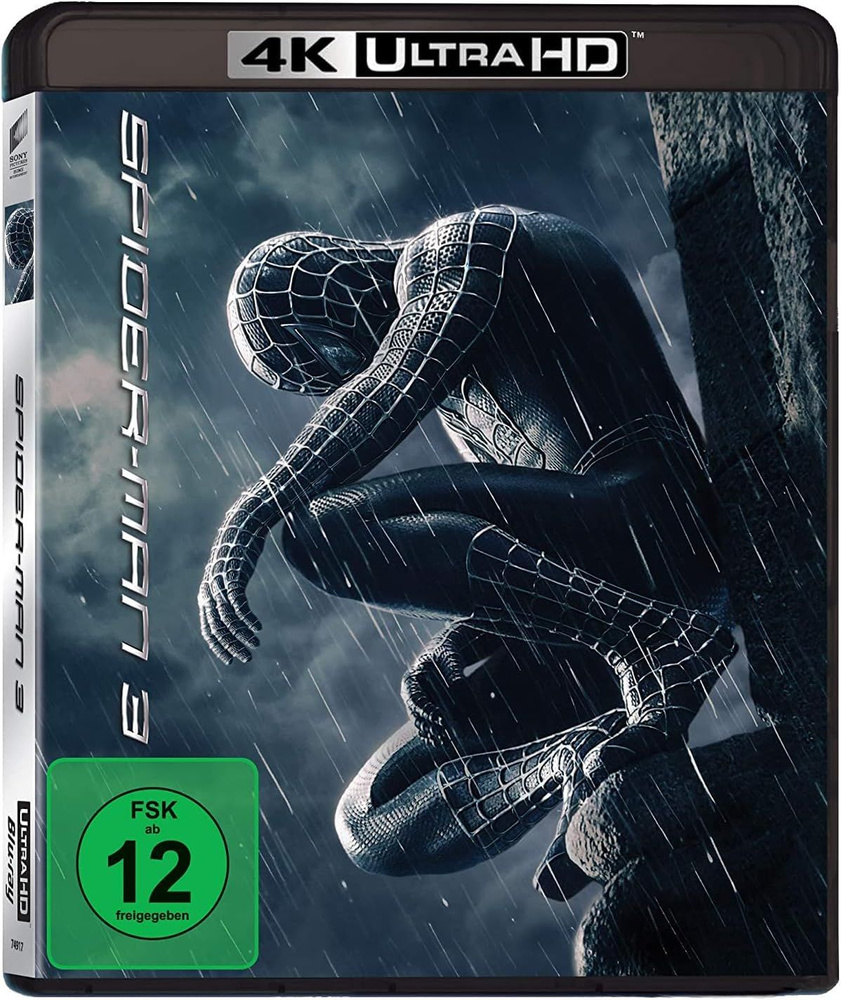 4K Ultra HD Blu-ray. Marvel. Человек - паук 3: Враг в отражении. Фильм 2007 года. Фантастика, боевик, #1