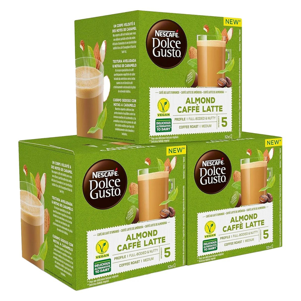 Капсулы для кофемашин Dolce Gusto Nescafe Almond Latte 36 капсул #1