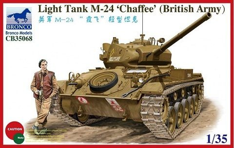 CB35068 Bronco Models Танк M24 Chaffee (British Version) 1/35 #1