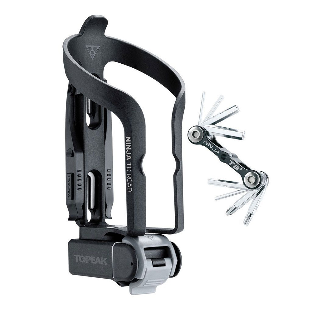 TOPEAK Ninja TC ROAD INTEGRATED CAGE TIRE LEVEL TOOL BOX NINJA T8+TOOL флягодержатель #1