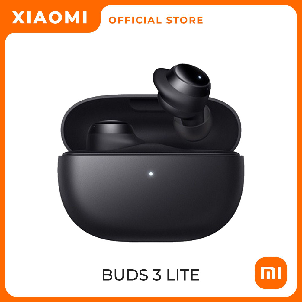 Наушники беспроводные Xiaomi Redmi Buds 3 lite Black, bluetooth наушники с микрофоном и шумоподавлением, #1