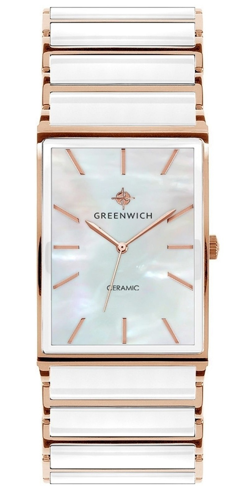 Greenwich Часы наручные Кварцевые Английские кварцевые часы Greenwich Electra GW 521.40.33 на стальном #1