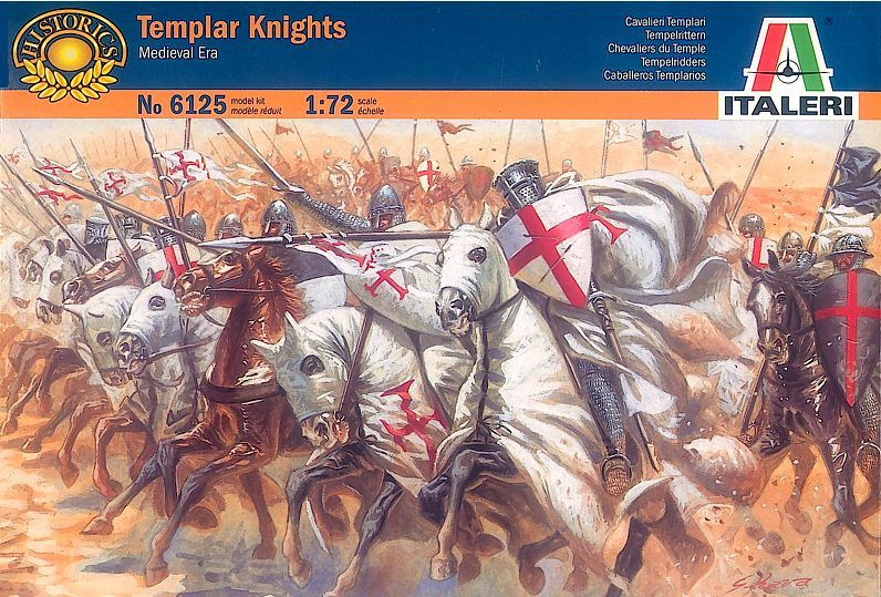 Сборная модель "Солдаты Templar Knights Medieval Era" (1:72), артикул 6125  #1