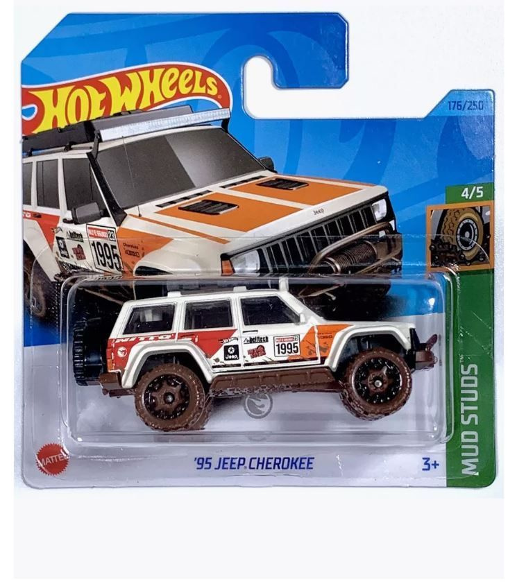 Машинка Hot Wheels Treasure Hunts 95 Jeep Cherokee / HW MUD STUDS / Хот Вилс #1