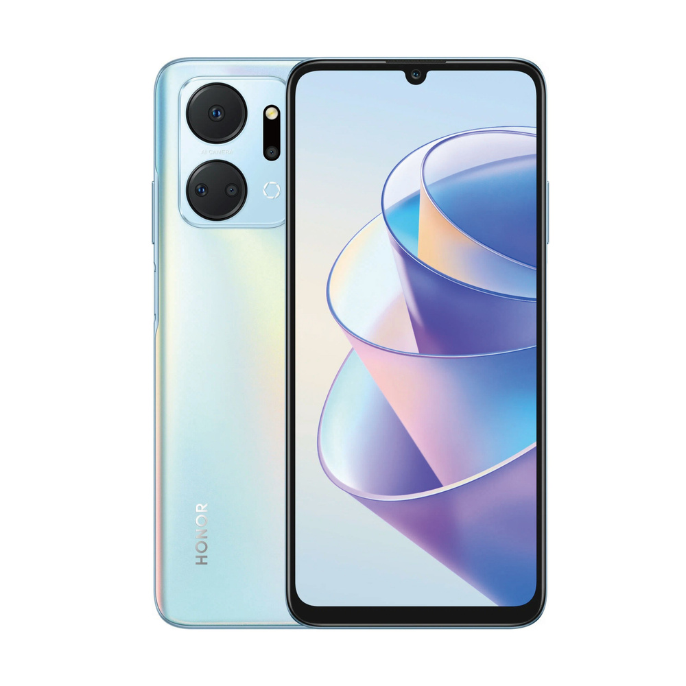 Honor Смартфон X7a 4G 6000mAh Dual SIM USA 6/128 ГБ, серебристый #1