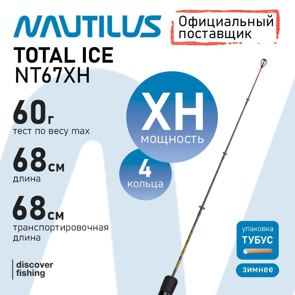 Удилище зимнее Nautilus Total ICE XH Max 60 #1