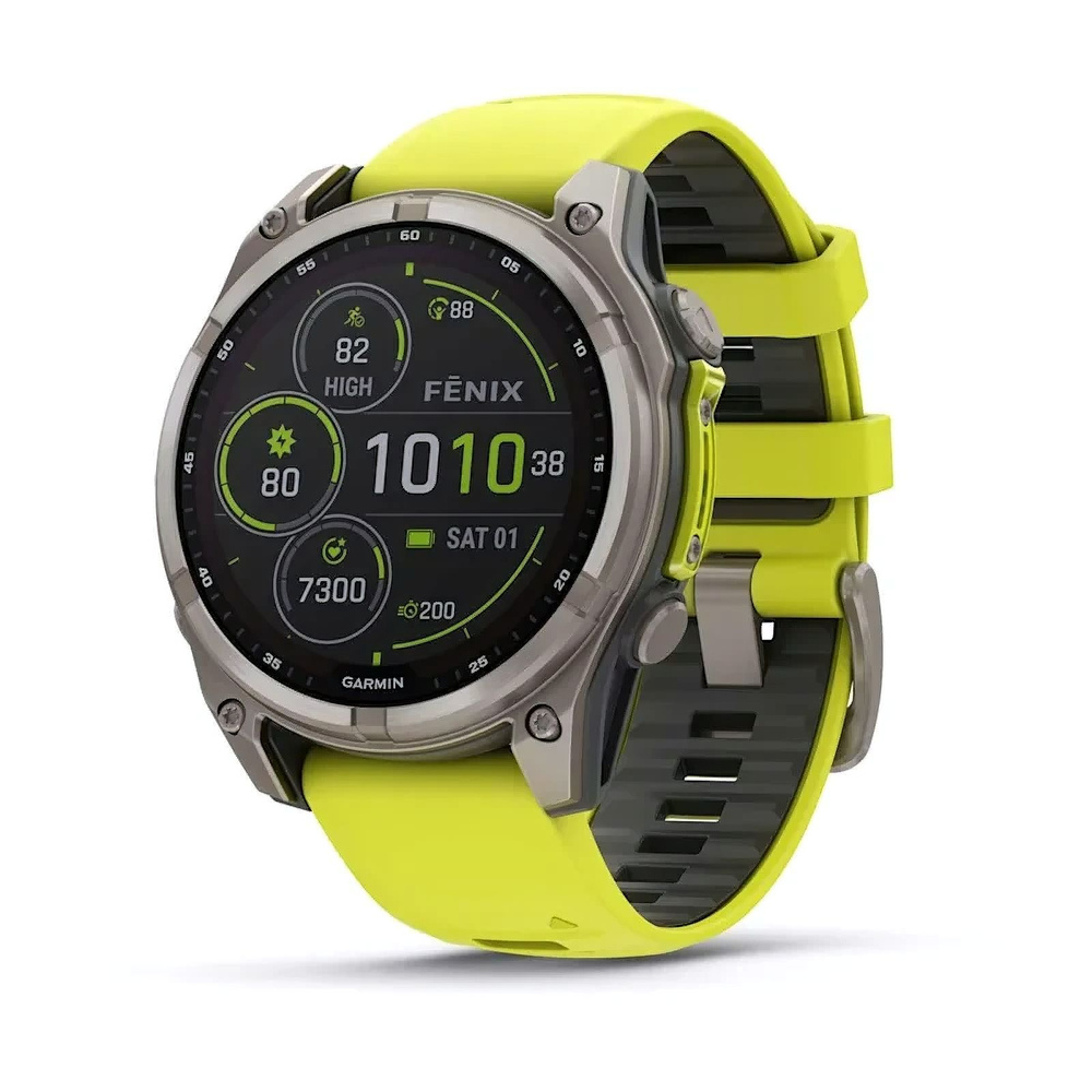 Garmin Умные часы Fenix 8, 33mm, Yellow/Graphite #1