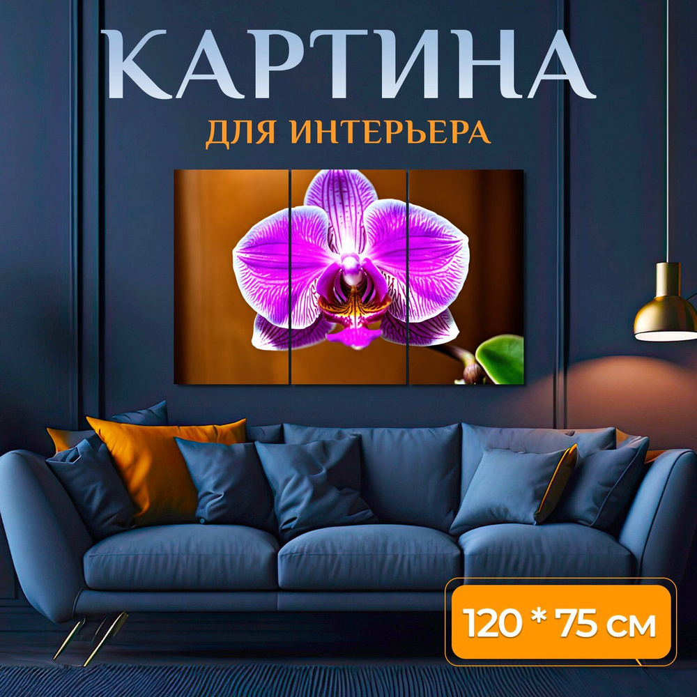 LotsPrints Картина " "Орхидея, окруженная мягким, теплым светом, создающим атмосферу уюта" 695", 120 #1