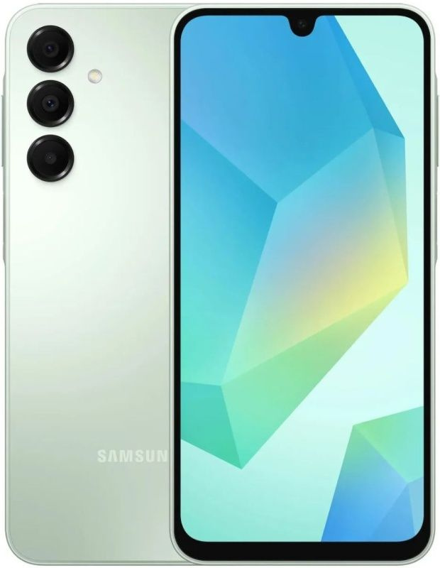 Samsung Смартфон Galaxy A16 8/256 ГБ, Nano-SIM, светло-зеленый #1