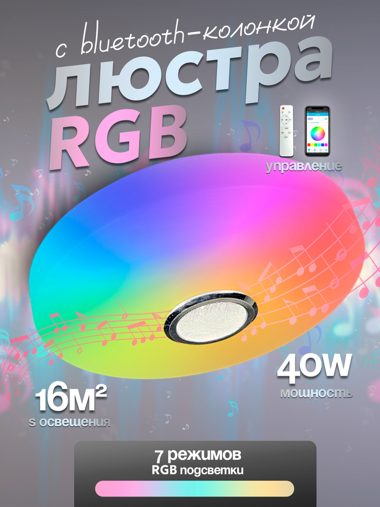 Люстра, LED, 40 Вт #1