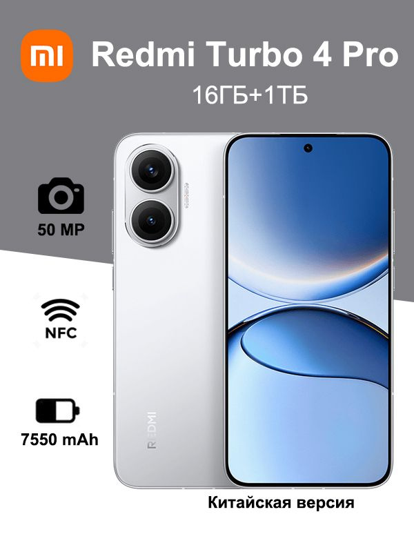 Смартфон Redmi Turbo 4 Pro (CN), Snapdragon 8s Gen4, поддерживает
